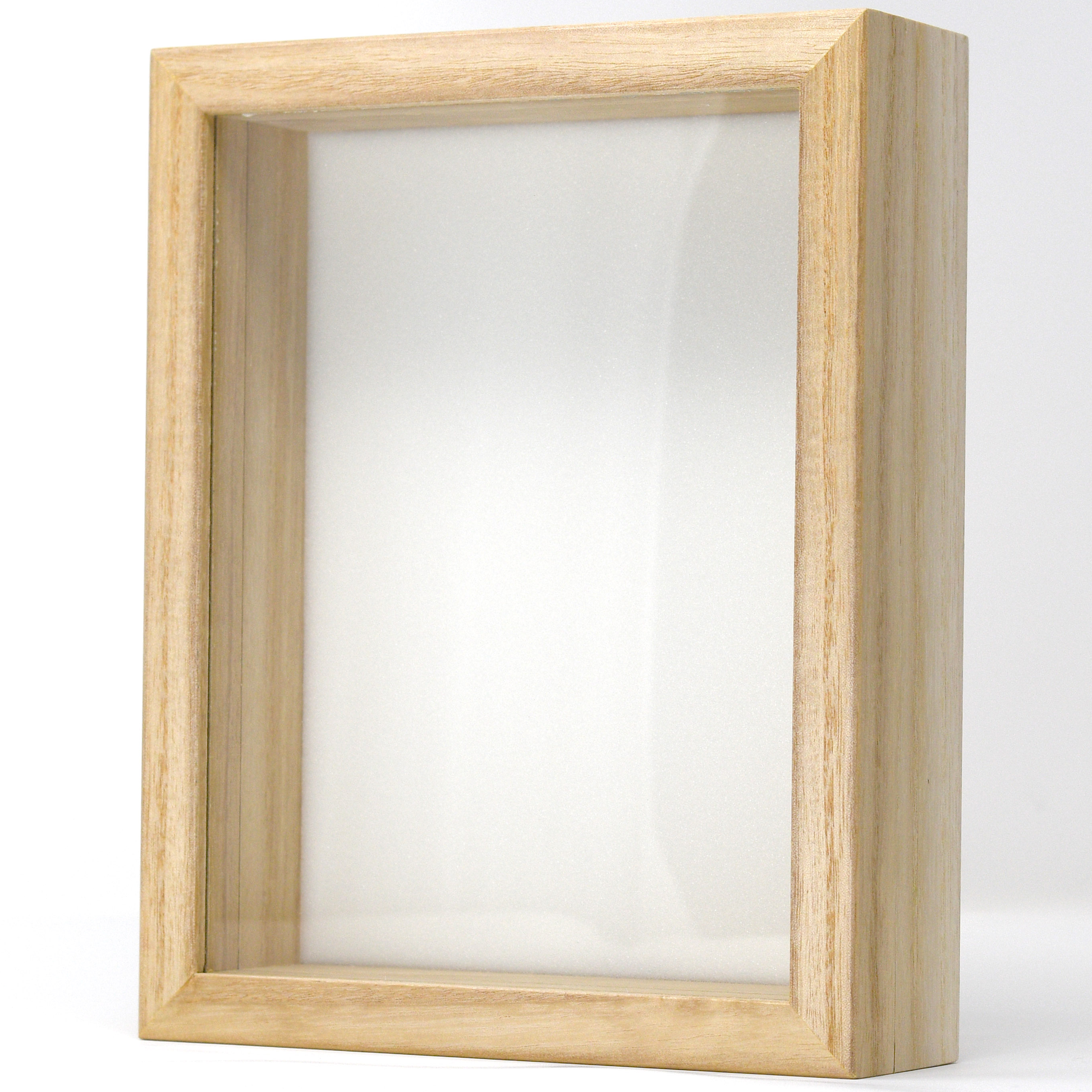 Birdwing Natural Wood Mini Insect Display Box – Japanese Hinoki, Handcrafted in Japan, with UV Glass & High-Density Foam (9 ¾" x 7 ⅞" x 2 ⅜")