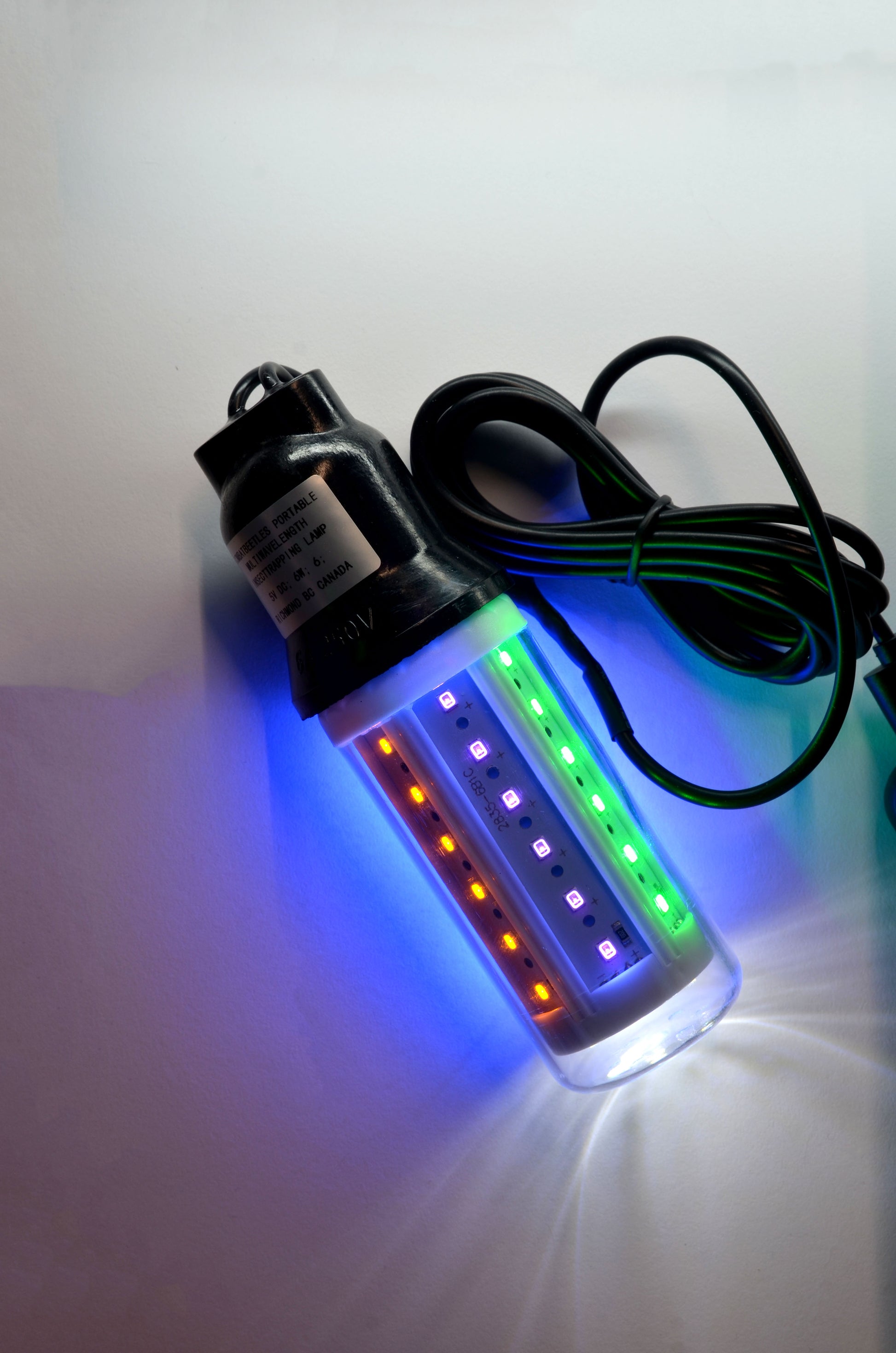 Combat Beetle Portable LED light for light trap