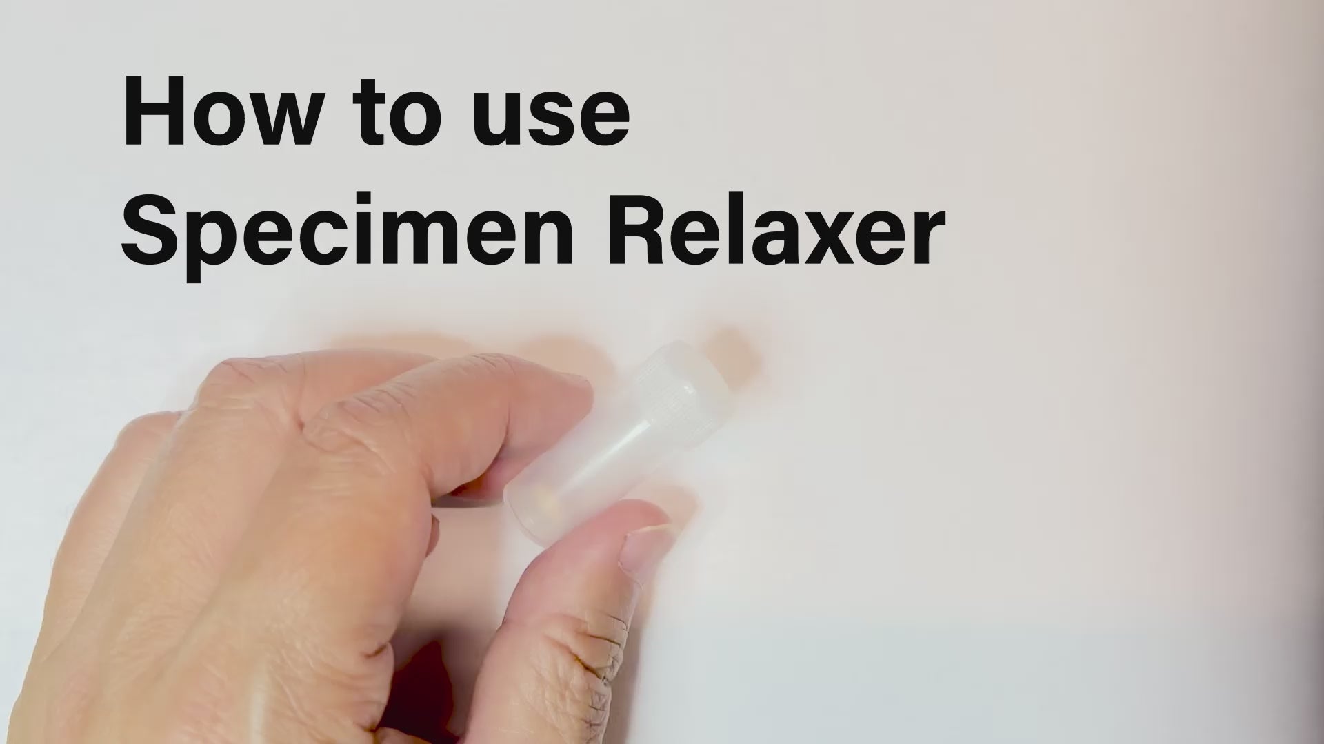 Specimen Relaxer with Syringe - Enzyme Solution Kit